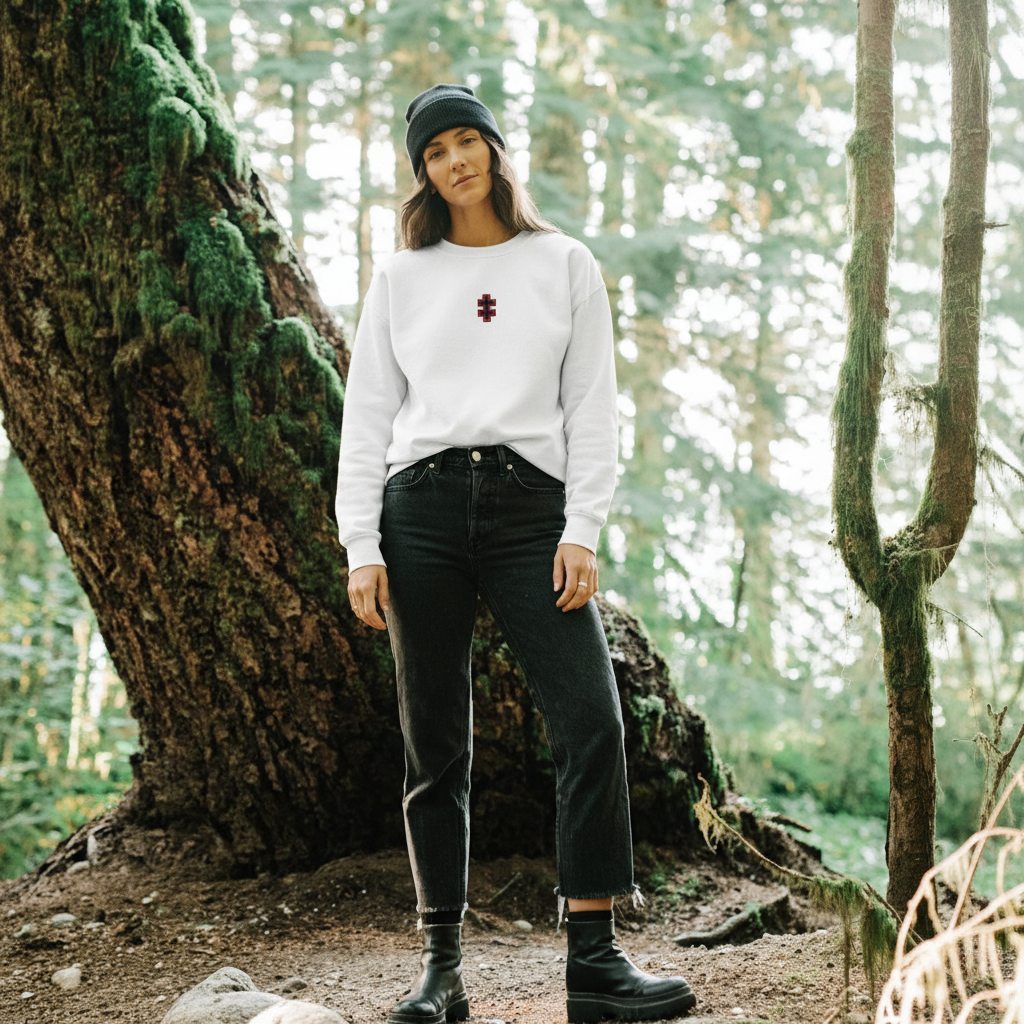 moteriškas jogailaičių kryžiaus džemperis